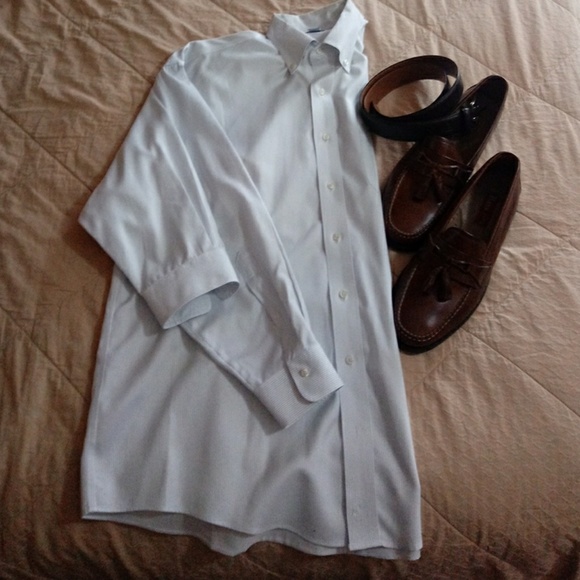 Mens button down long sleeve dress shirt - Picture 4 of 4